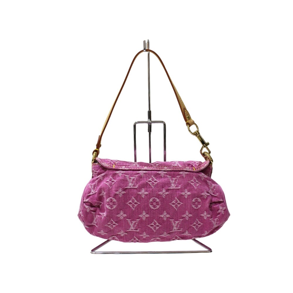 Louis Vuitton Pink Monogram Pleaty Denim Bag